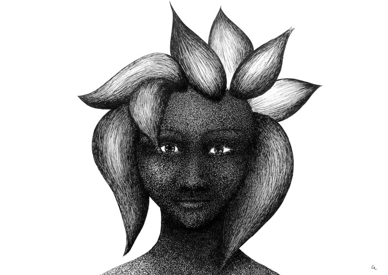 Black Flower